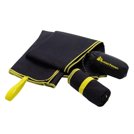 Meteor Effen Handdoek (Zwart) - Image 2