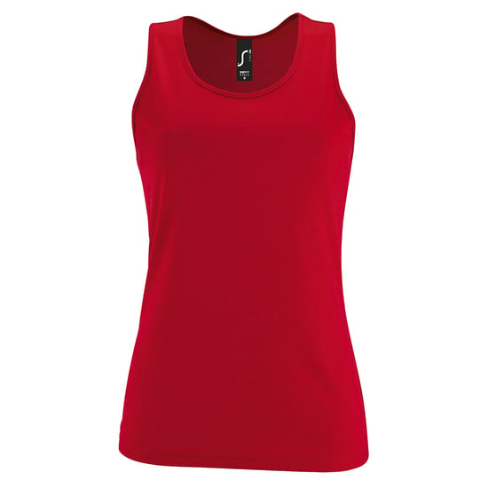 SOLS Dames/Dames Sporty Tank Top (Rood) - Image 1