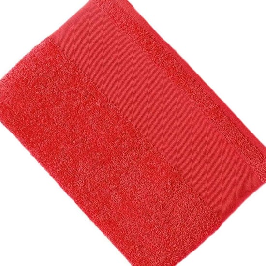 SOLS Island 50 Handdoek (Rood) - Image 2