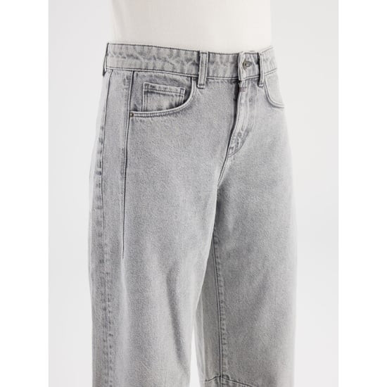 Cup of Joe Mid waist balloon jeans; %100 co; 317 grey denim - Image 5