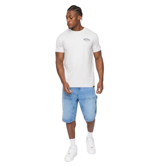 Crosshatch Heren Teleman Denim Shorts (Lichte Wassing) - Image 4
