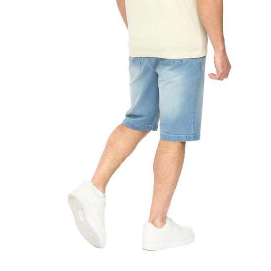 Crosshatch Heren Kamaline Denim Shorts (Lichte wasbeurt) - Image 2