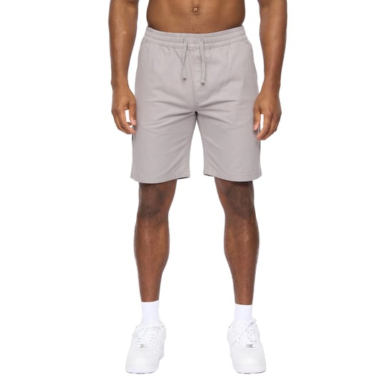 Crosshatch Heren Blansmoore Elastische Taille Shorts (Grijs) - Image 1
