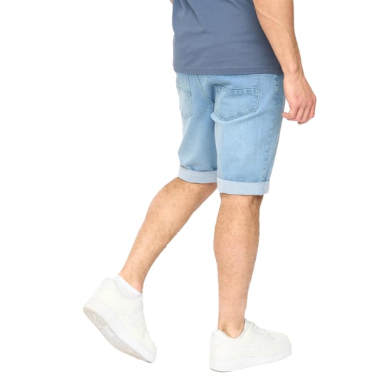 Crosshatch Heren Youlgreeve Denim Korte Broek met Band (Lichte Was) - Image 2