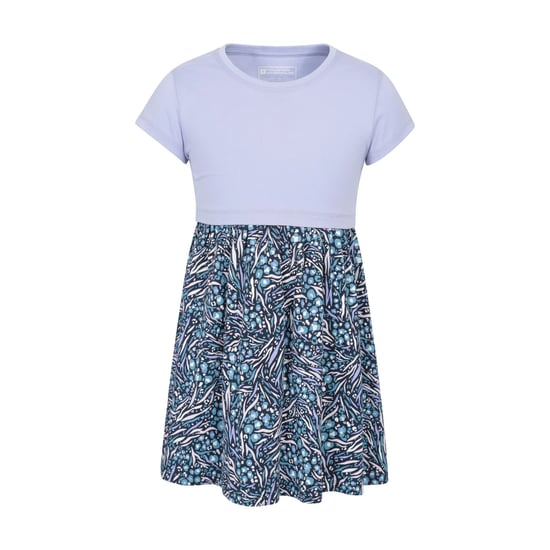 Mountain Warehouse Flickors Petal Abstract Midi Klänning (Lila) - Image 1