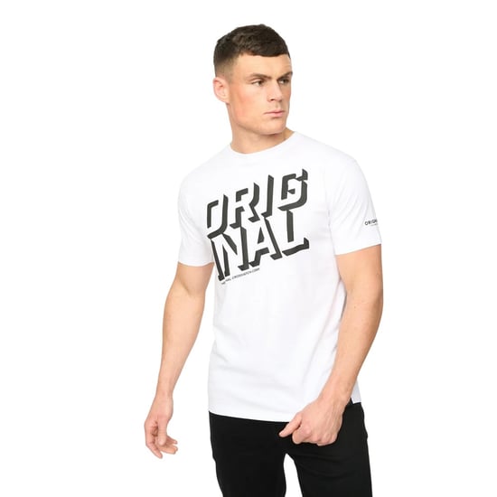 Crosshatch Mannen Protrax Katoenen T-Shirt (Wit) - Image 1