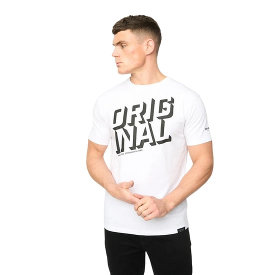 Crosshatch Mannen Protrax Katoenen T-Shirt (Wit) - Image 4