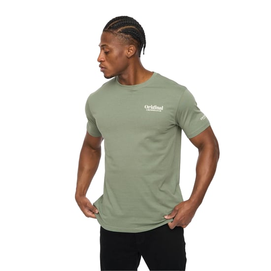 Crosshatch Heren Simtanks T-Shirt (Olijfgroen) - Image 3