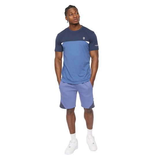 Crosshatch Heren Castlebay T-Shirt (Blauw) - Image 4