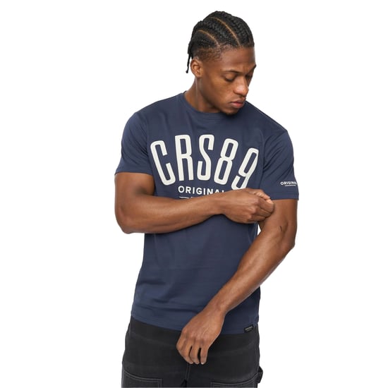 Crosshatch Heren Hallfell T-Shirt (Marineblauw) - Image 1