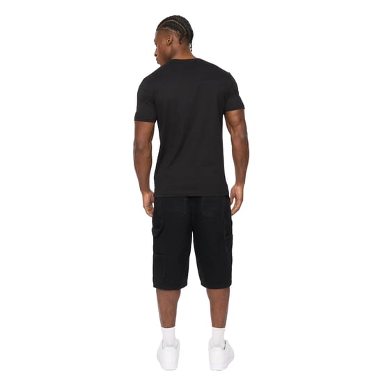Crosshatch Heren Portville Dagelijks T-Shirt (Zwart) - Image 2