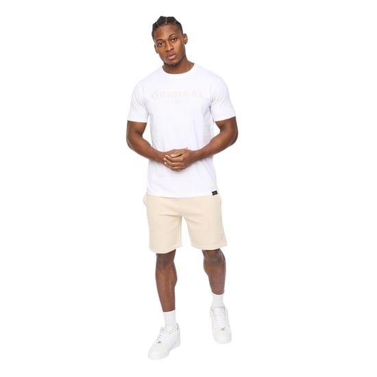 Crosshatch Mens Bardon Cotton T-Shirt (White) - Image 3