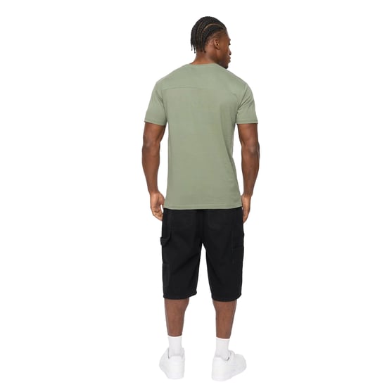 Crosshatch Mannen Portville Everyday T-Shirt (Olijfgroen) - Image 2
