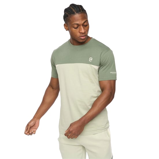 Crosshatch Heren Castlebay T-Shirt (Licht Olijf) - Image 1