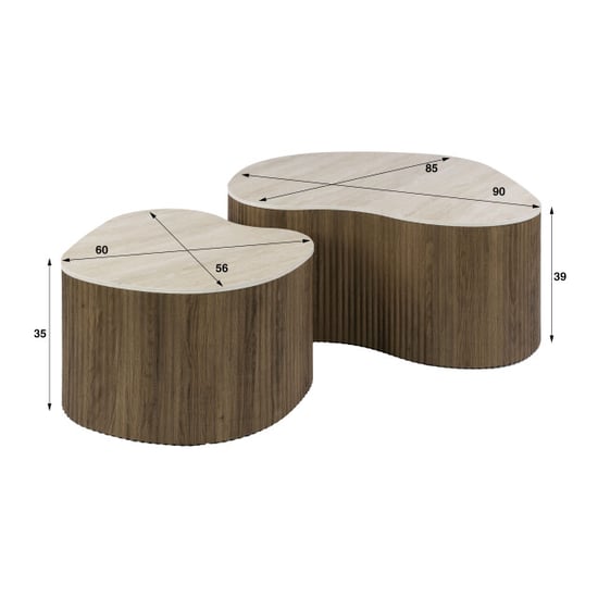 Hoyz salontafel ceramo medio - 85x90x39 cm - Image 3