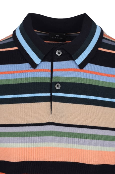 PAUL SMITH SWEATER SS POLO MULTI COLOURED - Image 2