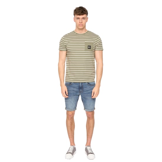 Duck and Cover Heren Danversity T-shirt (Olijf) - Image 4