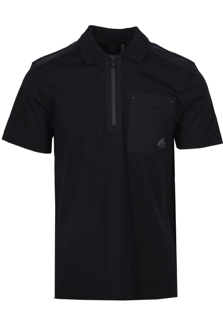 MOOSE KNUCKLES DALON POLO BLACK - Image 1