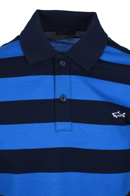 Paul & Shark POLO NAVY/BLUE STRIPE - Image 2