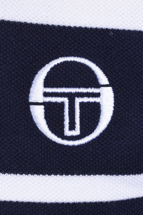 SERGIO TACCHINI YOUNG LINE POLO WHITE/MARITIME BLUE - Image 3