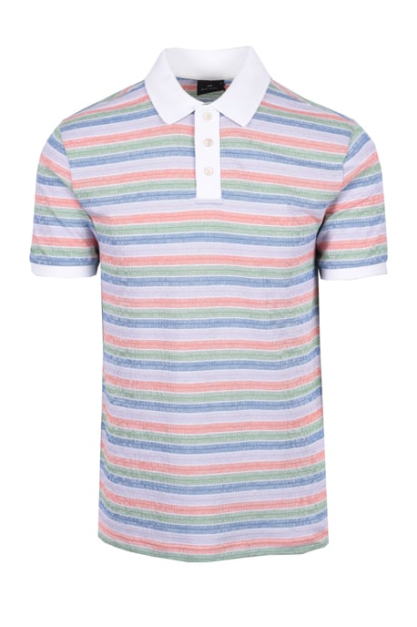 PAUL SMITH REG FIT SS POLO MULTI COLOURED - Image 1