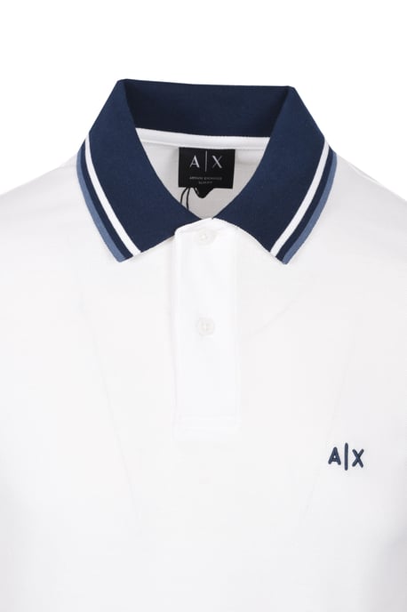 ARMARNI EXCHANGE POLO SHIRT OFF WHITE - Image 2