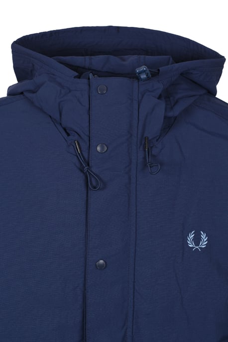 FRED PERRY CROPPED RIPSTOP PARKA TENNIS BLUE - Image 2