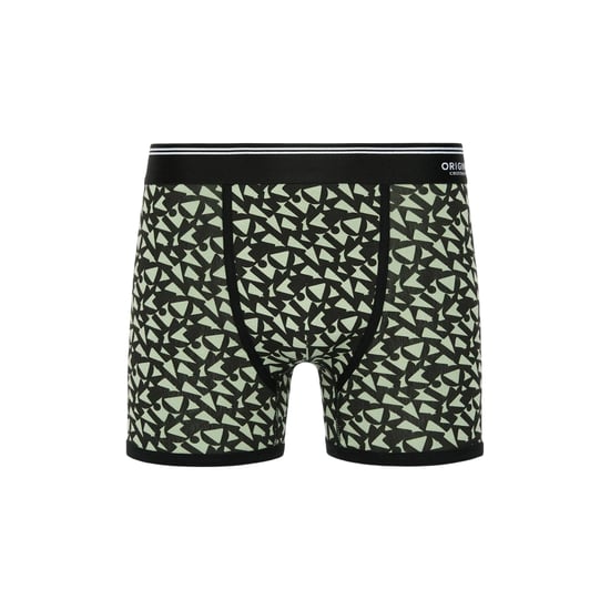Crosshatch Herr Dringal Boxer Shorts (5-pack) (Grön) - Image 3