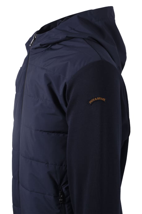 Paul & Shark FULL ZIP HYBRID JACKET NAVY - Image 3