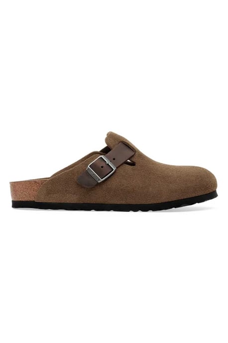 BIRKENSTOCK BOSTON CLOGS DARK TEA - Image 1