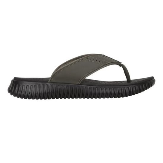 Mountain Warehouse Mens Rest Comfort Flip Flops (Khaki Green) - Image 1