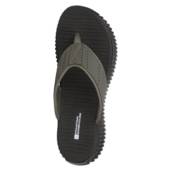 Mountain Warehouse Herr Rest Comfort Flip Flops (Khaki Grön) - Image 4