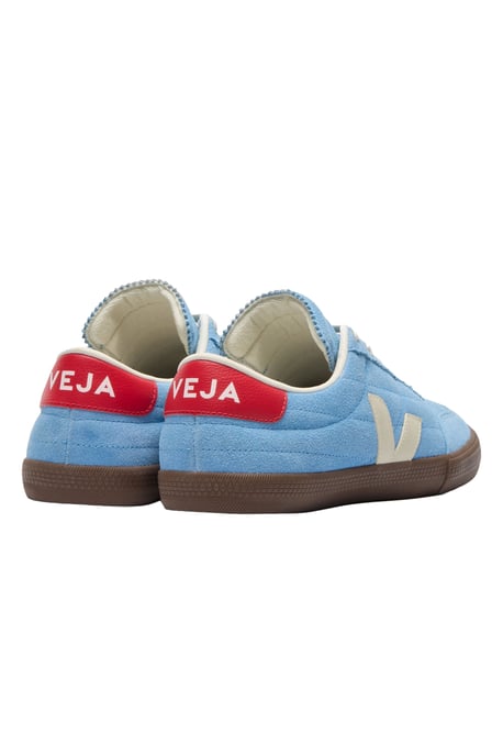 VEJA PANENKA SUEDE TRAINER AQUA/PIERRE/BARK - Image 3