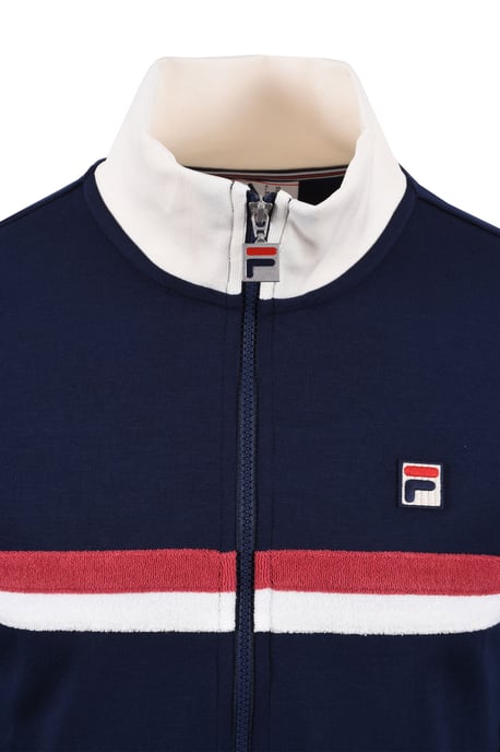 FILA ENRICO TRACK JACKET FILA NAVY/GARDENIA/GARNET - Image 3