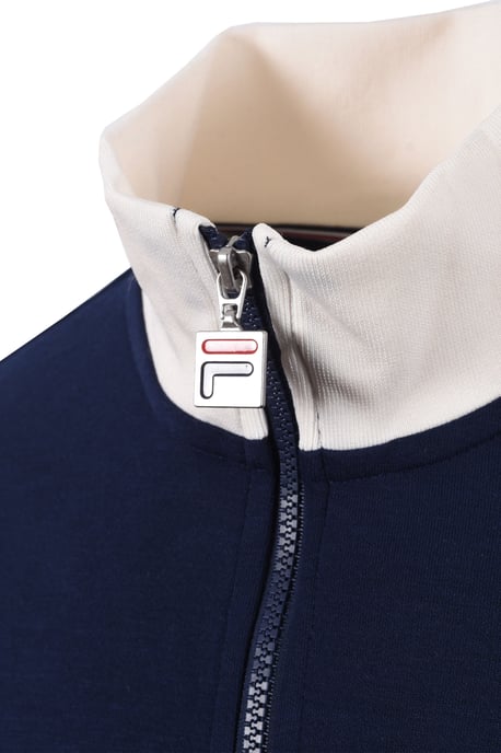FILA ENRICO TRACK JACKET FILA NAVY/GARDENIA/GARNET - Image 4