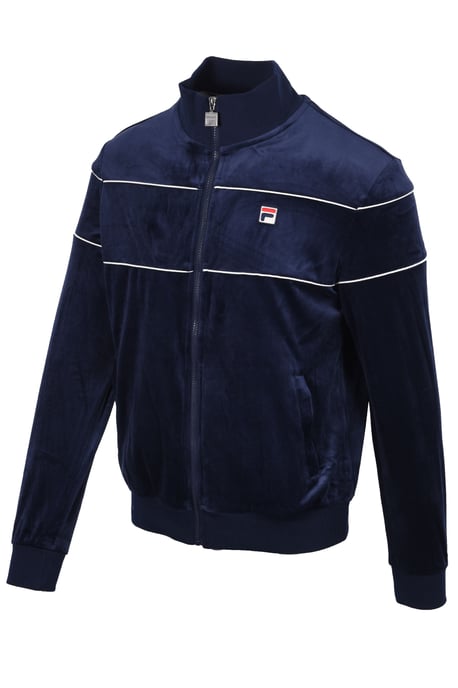 FILA VITTORIO VELOUR TRACK JACKET FILA NAVY/GARDENIA - Image 2