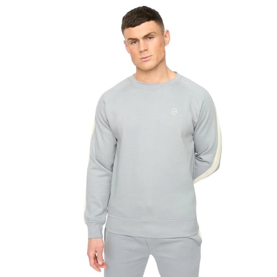 Crosshatch Heren Cresswill Sweatshirt (Staalblauw) - Image 4