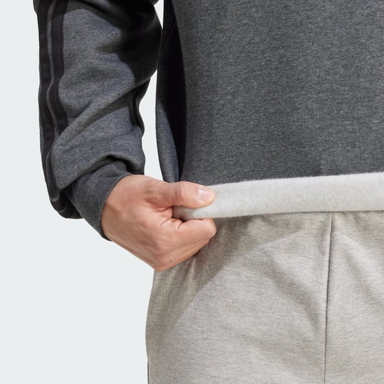 Essentials 3-Stripes Fleece Sweatshirt - Image 5