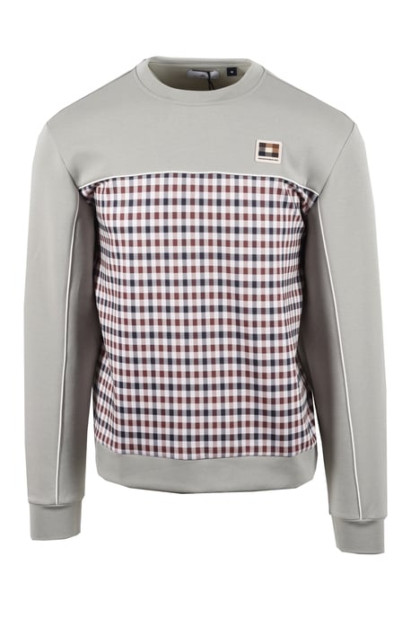 AQUASCUTUM CLUB CREWNECK SALVIA - Image 1