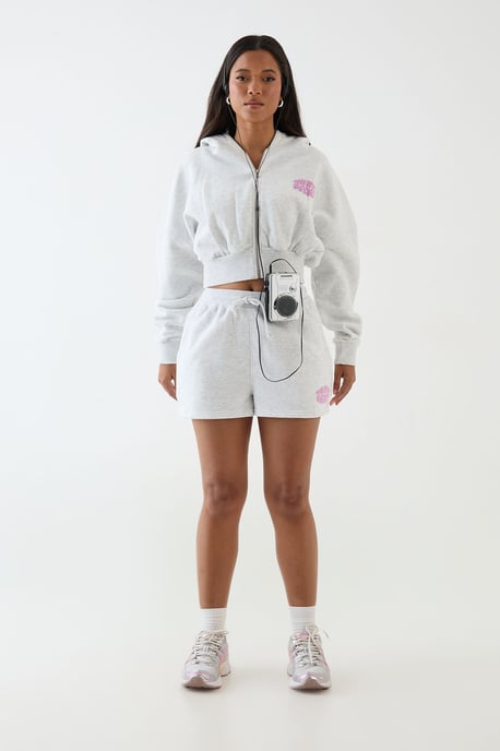DSGN Studio Sport Bubble Boxy Crop Hoodie - Image 5