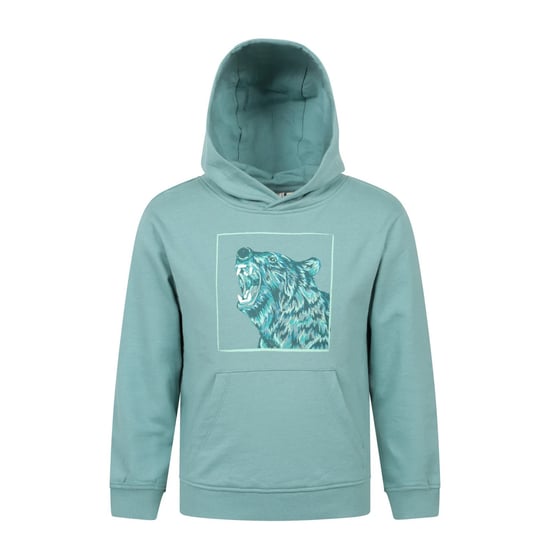 Mountain Warehouse Kinderen Bear Glow In The Dark Hoodie (Lichtblauw) - Image 1