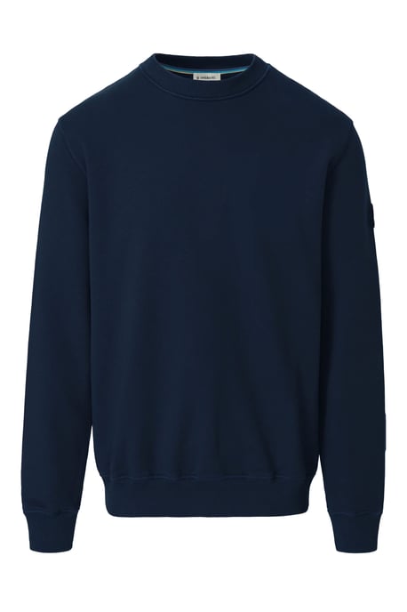 SANDBANKS BADGE LOGO SWEATSHIRT NAVY - Image 1