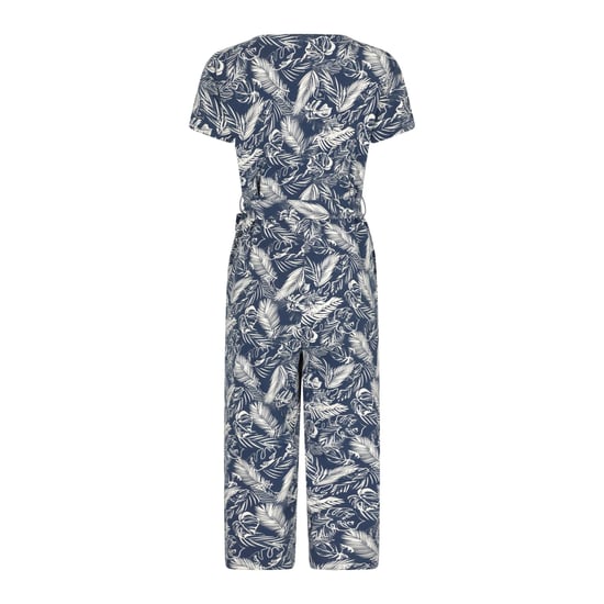 Mountain Warehouse Womens/Ladies Santorini Leaves Wrap Jumpsuit (Dark Blue) - Image 2