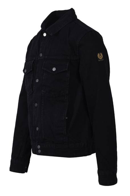 BELSTAFF PISTON TRUCKER JACKET WASHED BLACK - Image 2