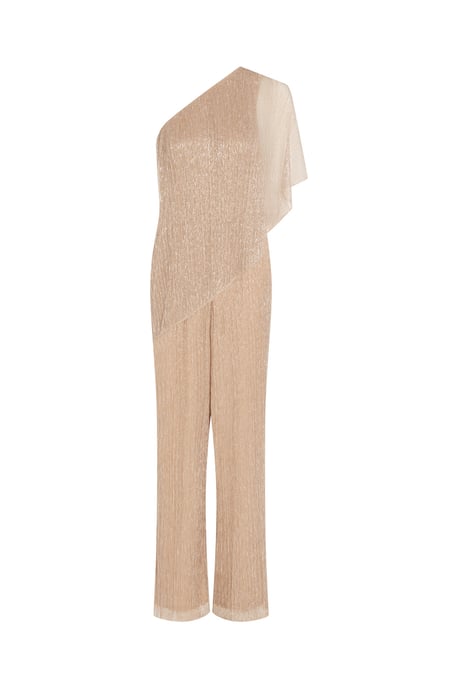 Metallic Mesh Jumpsuit - Image 4