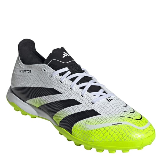 Men's adidas Predator League Astro Turf Football Boots in White/Blk/Lemon - Image 3