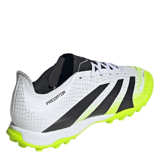 Men's adidas Predator League Astro Turf Football Boots in White/Blk/Lemon - Image 4