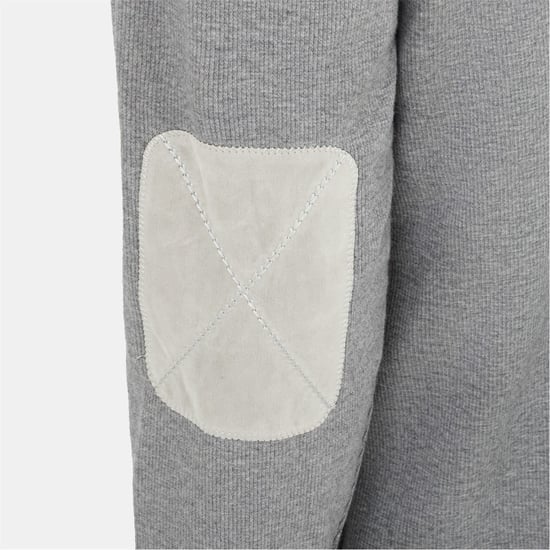 Men's Howick Crew Neck Jumper in Dk. Grey Marl - Image 5