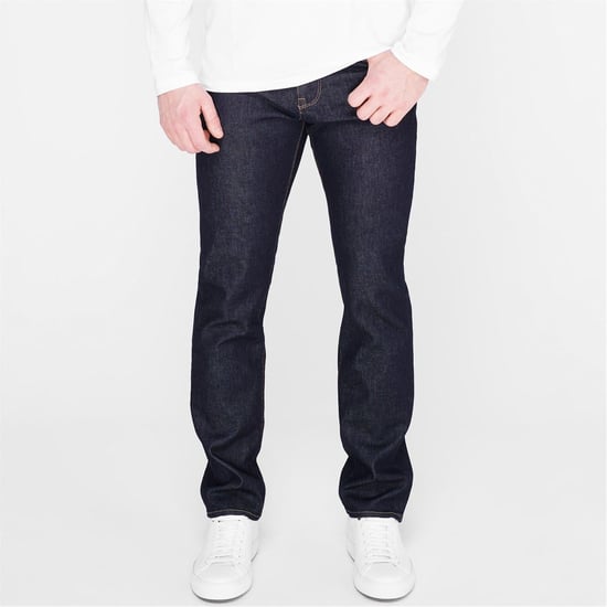 Men's Boss Regular Fit Jeans in Navy 410 - Image 2