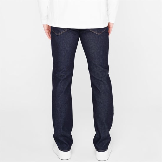 Men's Boss Regular Fit Jeans in Navy 410 - Image 3